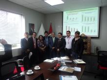 Equipo de trabajo del Gobierno Regional Cajamarca liderado por el Gobernador Regional Porfirio Medina Vasquez conjuntamente con el Ministro del Ambiente al termino de la reunión en la que entre otros temas para el desarrollo de Cajamarca se propuso que seamos considerados como región piloto para el proceso de Ordenamiento Territorial.