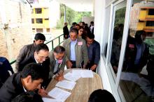 Firma del Acta de la Asamblea por parte de los integrantes de la Comisión Técnica Regional ZEE-OT Cajamarca.